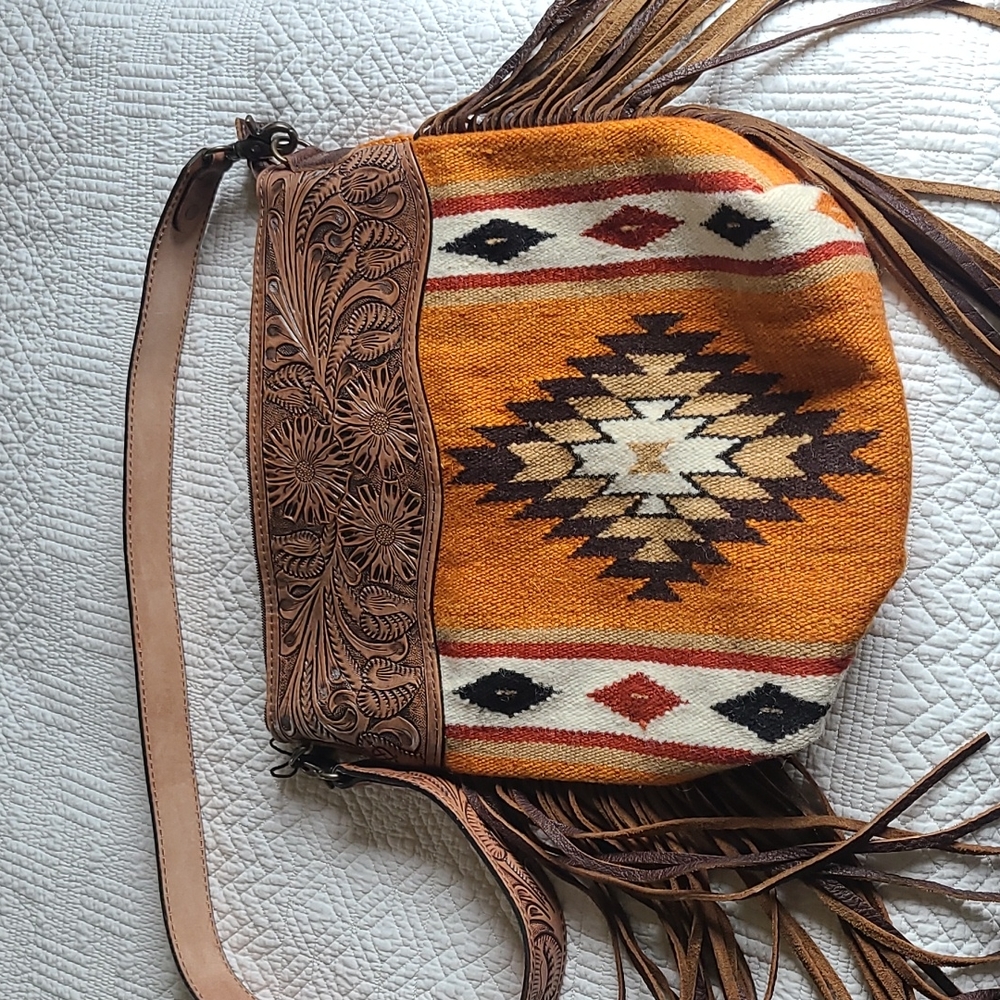 Fringe purse